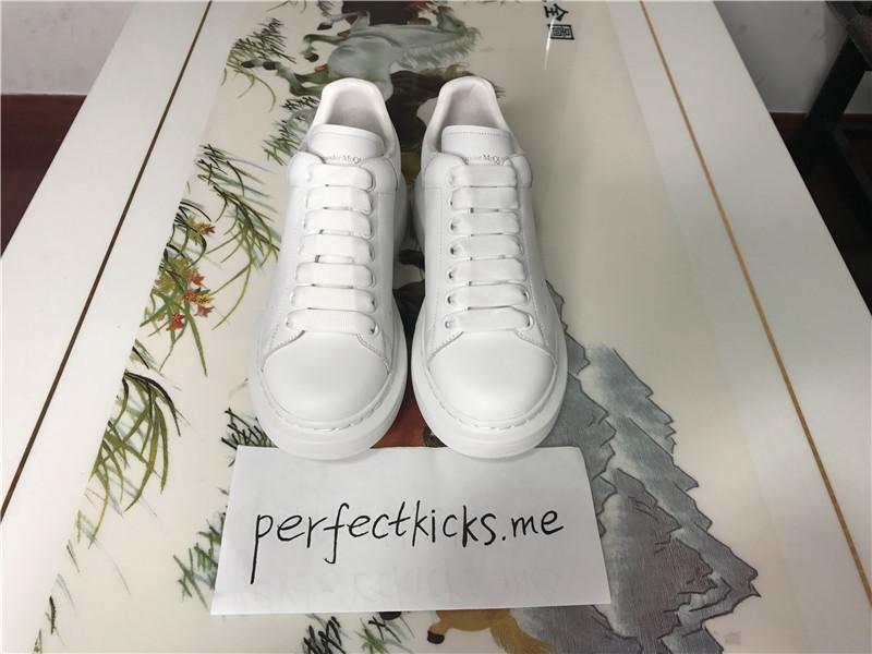 PK GOD ALXNDER MC MCQUEEN Paris white leather heel best version ready to ship